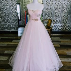 LAST CHANCE Mori Lee Blush Ball Gown